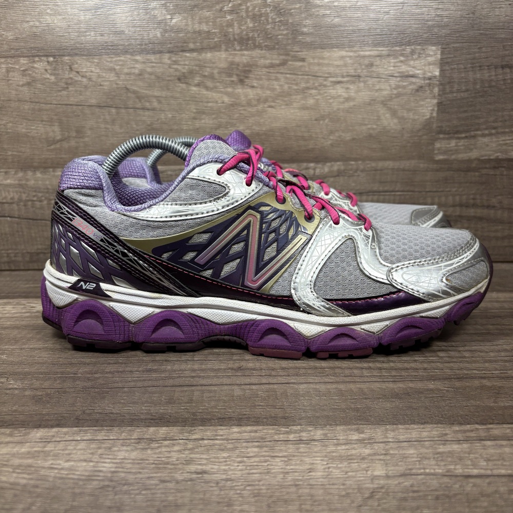 New Balance 1340 v2 Silver Purple Womens US Size 12 W1340SP2 Running Shoes